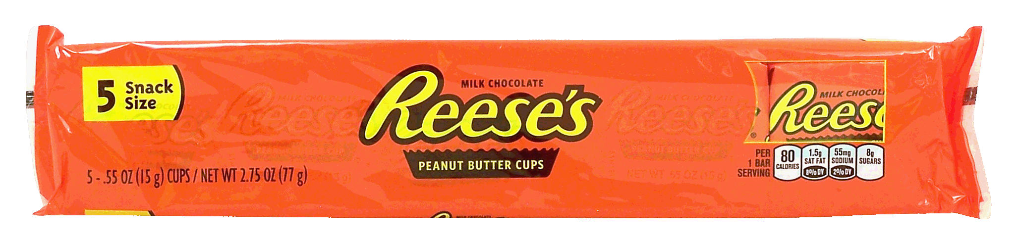 Reese's  milk chocolate peanut butter cups, snack size, 5-count Full-Size Picture